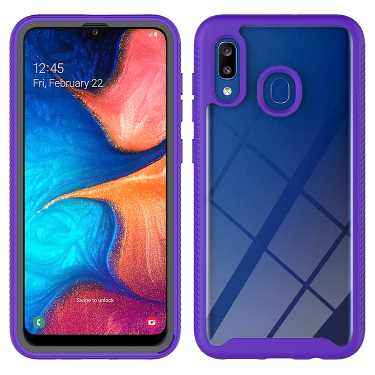 For Samsung Galaxy A20 / A30 Starry Sky Solid Color Series Shockproof PC + TPU Protective Case(Purple)
For Samsung Galaxy A20 / A30 Starry Sky Solid Color Series Shockproof PC + TPU Protective Case(Purple)
