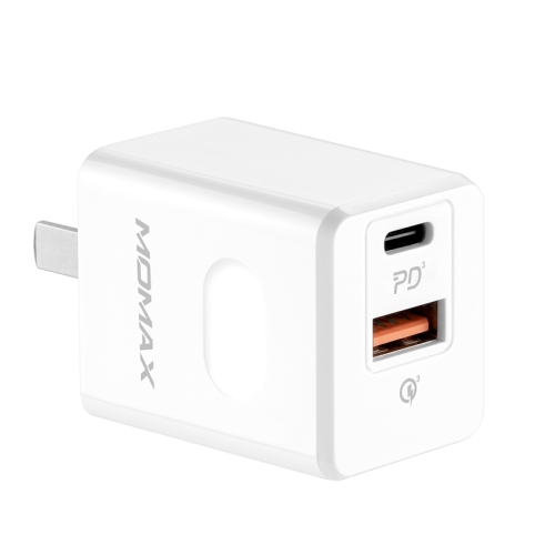 MOMAX UM16 20W PD + QC3.0 Quick Charging Travel Charger Power Adapter(White)
MOMAX UM16 20W PD + QC3.0 Quick Charging Travel Charger Power Adapter(White)