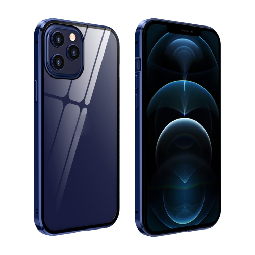 Double Sides Tempered Glass Magnetic Adsorption Metal Frame Anti-peep Screen Case For iPhone 12 Pro Max(Blue)
Double Sides Tempered Glass Magnetic Adsorption Metal Frame Anti-peep Screen Case For iPhone 12 Pro Max(Blue)
