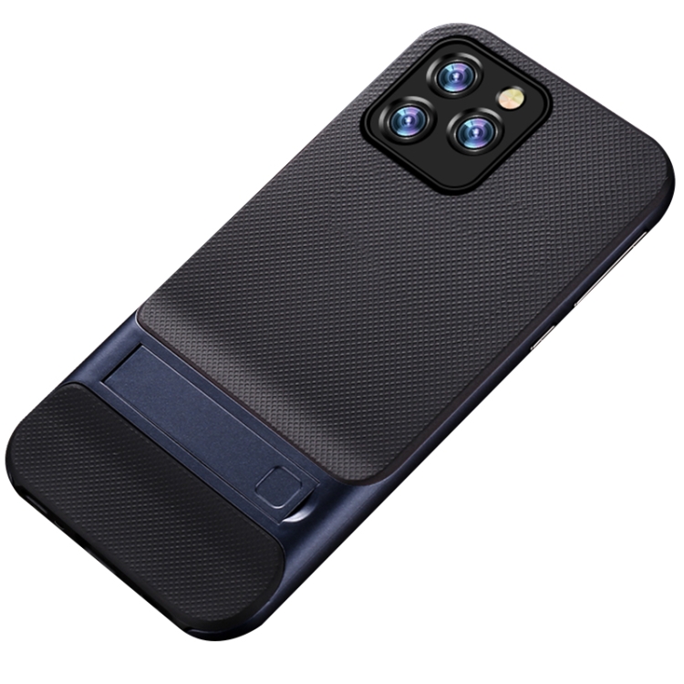 Plaid Texture Non-slip TPU + PC Case with Holder For iPhone 12 Pro Max(Dark Blue)
Plaid Texture Non-slip TPU + PC Case with Holder For iPhone 12 Pro Max(Dark Blue)