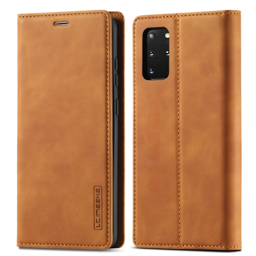 For Samsung Galaxy S20+ LC.IMEEKE Strong Magnetism Ultra-thin Horizontal Flip Shockproof Matte TPU + PU Leather Case with Holder & Card Slots & Wallet(Brown)
For Samsung Galaxy S20+ LC.IMEEKE Strong Magnetism Ultra-thin Horizontal Flip Shockproof Matte TPU + PU Leather Case with Holder & Card Slots & Wallet(Brown)