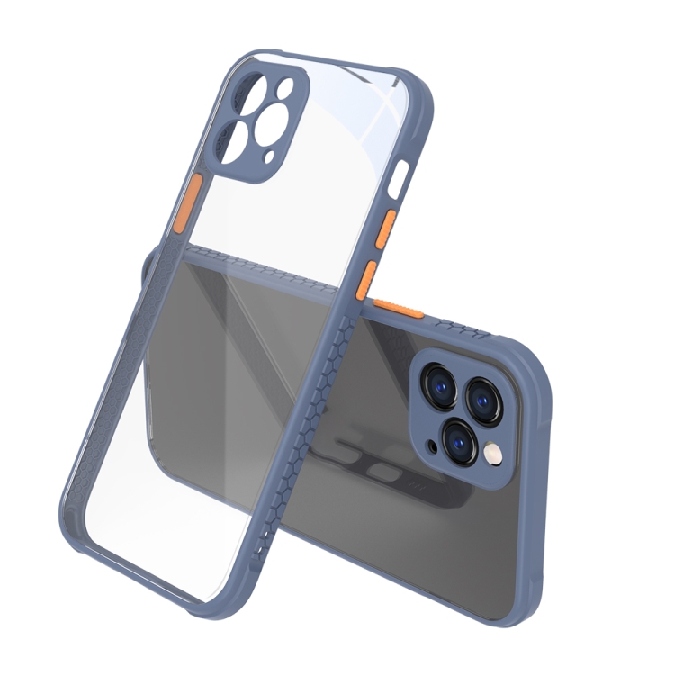 Tire Side Texture Contrast Button Shockproof PC + TPU Phone Protective Case For iPhone 12 / 12 Pro(Gray Blue)
Tire Side Texture Contrast Button Shockproof PC + TPU Phone Protective Case For iPhone 12 / 12 Pro(Gray Blue)