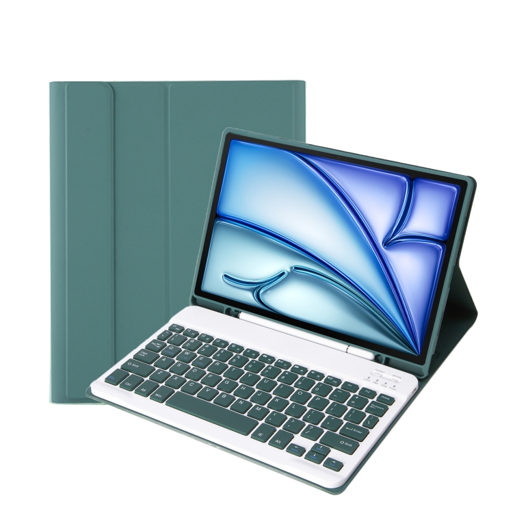 C098B Detachable ABS Ultra-thin Candy Colors Bluetooth Keyboard Protective Case for iPad Air 4 10.9 inch (2020), with Stand & Pen Slot(Dark Green)
C098B Detachable ABS Ultra-thin Candy Colors Bluetooth Keyboard Protective Case for iPad Air 4 10.9 inch (2020), with Stand & Pen Slot(Dark Green)