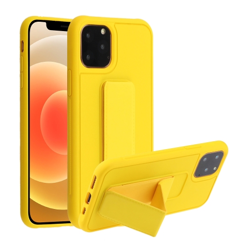 Shockproof PC + TPU Protective Case with Wristband & Holder For iPhone 12 mini(Yellow)
Shockproof PC + TPU Protective Case with Wristband & Holder For iPhone 12 mini(Yellow)