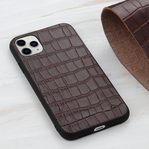 Crocodile Texture Genuine Leather Protective Case For iPhone 12 / 12 Pro(Brown)
Crocodile Texture Genuine Leather Protective Case For iPhone 12 / 12 Pro(Brown)