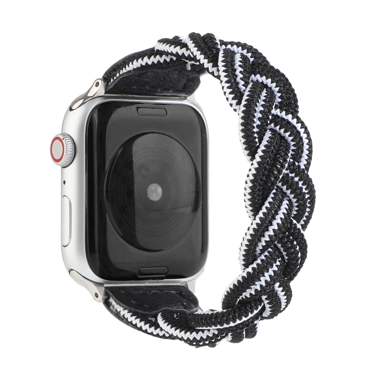 Elastic Woven Watchband For Apple Watch Series 7 45mm / 6 & SE & 5 & 4 44mm / 3 & 2 & 1 42mm, Length:150mm(Black White)
Elastic Woven Watchband For Apple Watch Series 7 45mm / 6 & SE & 5 & 4 44mm / 3 & 2 & 1 42mm, Length:150mm(Black White)