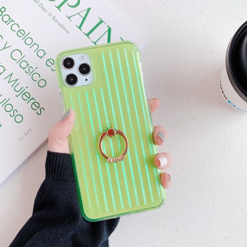 Electroplating Gradient Suitcase Stripe TPU Shockproof Protective Case With Stand Ring Holder, model:For iPhone 11(Laser Gradient Gold)
Electroplating Gradient Suitcase Stripe TPU Shockproof Protective Case With Stand Ring Holder, model:For iPhone 11(Laser Gradient Gold)