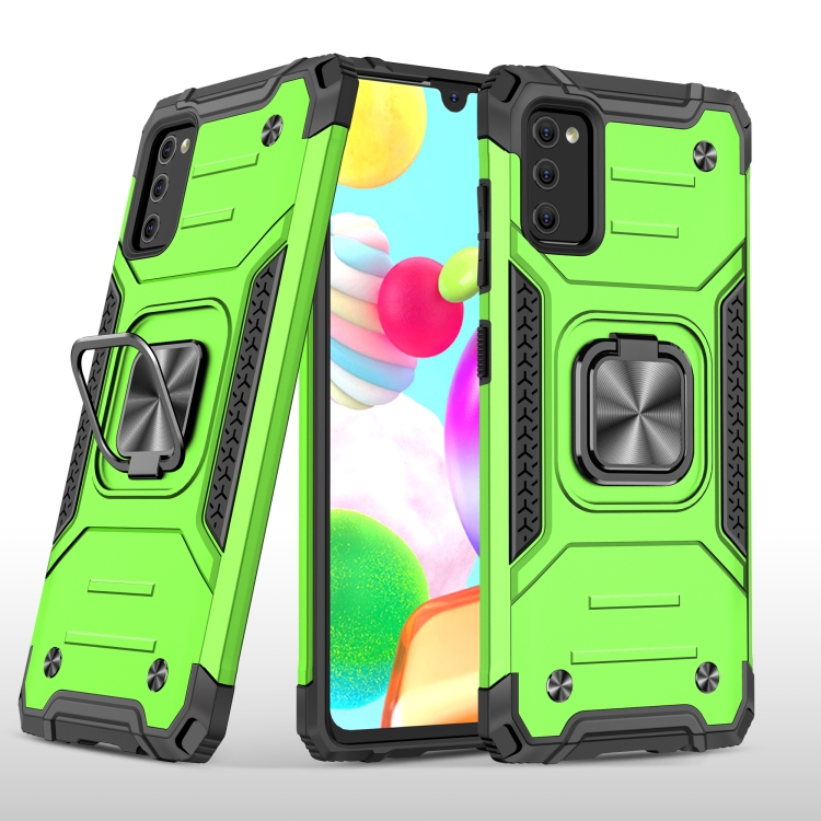 For Samsung Galaxy A41 Magnetic Armor Shockproof TPU + PC Case with Metal Ring Holder(Green)
For Samsung Galaxy A41 Magnetic Armor Shockproof TPU + PC Case with Metal Ring Holder(Green)