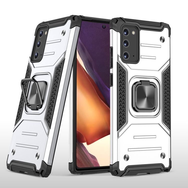 For Samsung Galaxy Note20 Magnetic Armor Shockproof TPU + PC Case with Metal Ring Holder(Silver)
For Samsung Galaxy Note20 Magnetic Armor Shockproof TPU + PC Case with Metal Ring Holder(Silver)