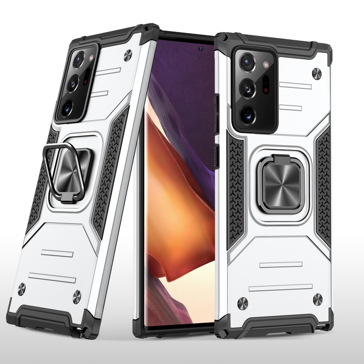For Samsung Galaxy Note20 Ultra Magnetic Armor Shockproof TPU + PC Case with Metal Ring Holder(Silver)
For Samsung Galaxy Note20 Ultra Magnetic Armor Shockproof TPU + PC Case with Metal Ring Holder(Silver)