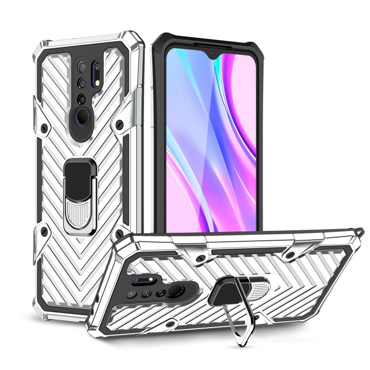 For Xiaomi Redmi 9 Cool Armor PC + TPU Shockproof Case with 360 Degree Rotation Ring Holder(Silver)
For Xiaomi Redmi 9 Cool Armor PC + TPU Shockproof Case with 360 Degree Rotation Ring Holder(Silver)