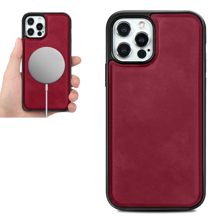 PU Leather Skin Magnetic Patch TPU Shockproof Magsafe Case For iPhone 12 Pro Max(Red)
PU Leather Skin Magnetic Patch TPU Shockproof Magsafe Case For iPhone 12 Pro Max(Red)