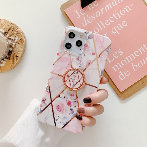 Electroplating Stitching Pattern Soft TPU Protective Case with Rose Gold Stand Ring Holder For iPhone 12 Mini(Stitching Pink Flowers)
Electroplating Stitching Pattern Soft TPU Protective Case with Rose Gold Stand Ring Holder For iPhone 12 Mini(Stitching Pink Flowers)
