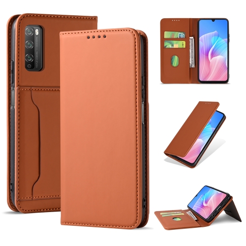 For Huawei Enjoy Z / Enjoy 20 Pro Strong Magnetism Liquid Feel Horizontal Flip Leather Case with Holder & Card Slots & Wallet(Brown)
For Huawei Enjoy Z / Enjoy 20 Pro Strong Magnetism Liquid Feel Horizontal Flip Leather Case with Holder & Card Slots & Wallet(Brown)