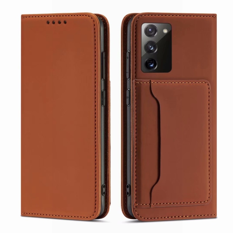 For Samsung Galaxy S20 FE 5G / S20 Fan Edition / S20 Lite Strong Magnetism Liquid Feel Horizontal Flip Leather Case with Holder & Card Slots & Wallet(Brown)
For Samsung Galaxy S20 FE 5G / S20 Fan Edition / S20 Lite Strong Magnetism Liquid Feel Horizontal Flip Leather Case with Holder & Card Slots & Wallet(Brown)