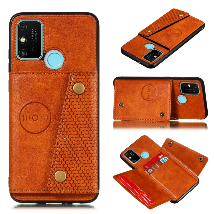 For OPPO Realme 7i Double Buckle PU + TPU Shockproof Magnetic Protective Case with Card Slots & Holder(Light Brown)
For OPPO Realme 7i Double Buckle PU + TPU Shockproof Magnetic Protective Case with Card Slots & Holder(Light Brown)
