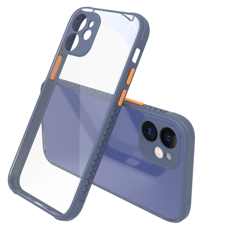 Tire Side Texture Contrast Button Shockproof PC + TPU Phone Protective Case For iPhone 12(Gray Blue)
Tire Side Texture Contrast Button Shockproof PC + TPU Phone Protective Case For iPhone 12(Gray Blue)