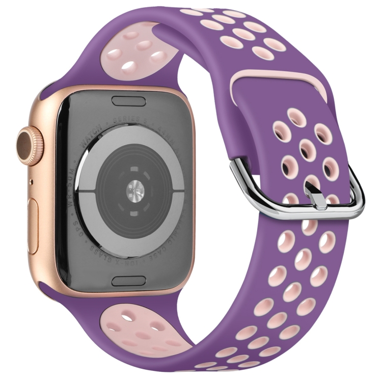 Two-tone Silicone Watchband For Apple Watch Series 7 45mm / 6 & SE & 5 & 4 44mm / 3 & 2 & 1 42mm(Purple Light Pink)
Two-tone Silicone Watchband For Apple Watch Series 7 45mm / 6 & SE & 5 & 4 44mm / 3 & 2 & 1 42mm(Purple Light Pink)