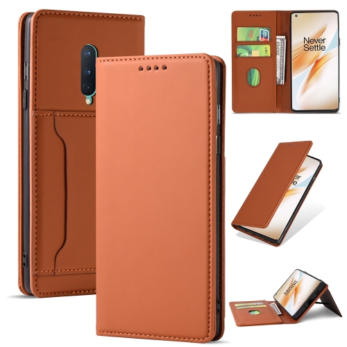 For OnePlus 8 Strong Magnetism Liquid Feel Horizontal Flip Leather Case with Holder & Card Slots & Wallet(Brown)
For OnePlus 8 Strong Magnetism Liquid Feel Horizontal Flip Leather Case with Holder & Card Slots & Wallet(Brown)