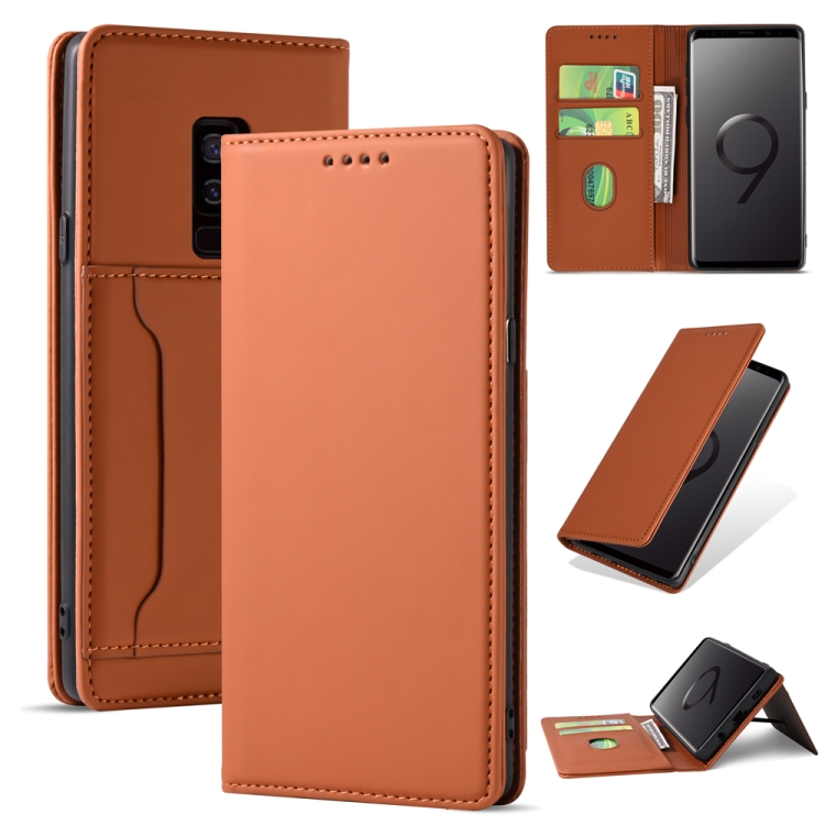 For Samsung Galaxy S9 Strong Magnetism Liquid Feel Horizontal Flip Leather Case with Holder & Card Slots & Wallet(Brown)
For Samsung Galaxy S9 Strong Magnetism Liquid Feel Horizontal Flip Leather Case with Holder & Card Slots & Wallet(Brown)