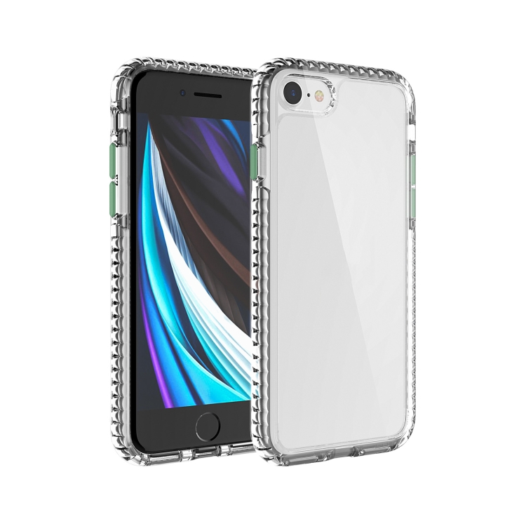 2 in 1 Ultra Clear Shockproof PC+ TPU Case with Removable Color Button For iPhone SE 2020 / 8 / 7(Green)
2 in 1 Ultra Clear Shockproof PC+ TPU Case with Removable Color Button For iPhone SE 2020 / 8 / 7(Green)