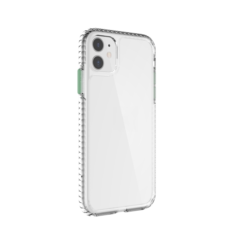 2 in 1 Ultra Clear Shockproof PC+ TPU Case with Removable Color Button For iPhone 11(Green)
2 in 1 Ultra Clear Shockproof PC+ TPU Case with Removable Color Button For iPhone 11(Green)