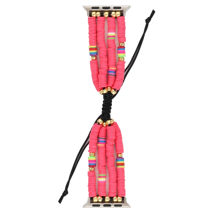 Bohemian Style Soft Ceramic Beaded Strap For Apple Series 6 & SE & 5 & 4 44mm / 3 & 2 & 1 42mm(Rose Red)
Bohemian Style Soft Ceramic Beaded Strap For Apple Series 6 & SE & 5 & 4 44mm / 3 & 2 & 1 42mm(Rose Red)