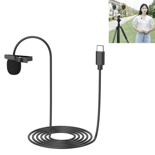 YELANGU MY2-C Type-C Interface Live Broadcast Interview Mobile Phone Single Clip Lavalier Microphone, Length: 1.5m
YELANGU MY2-C Type-C Interface Live Broadcast Interview Mobile Phone Single Clip Lavalier Microphone, Length: 1.5m