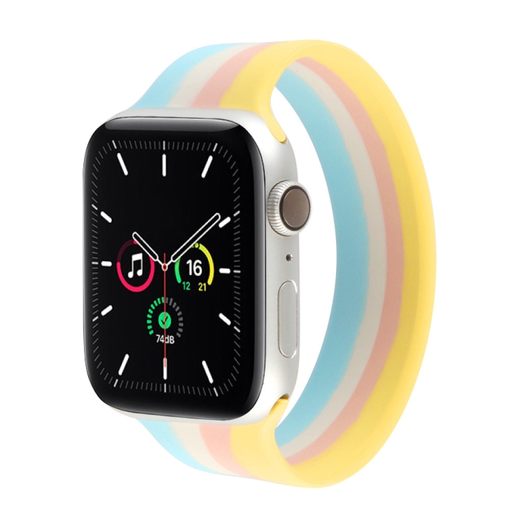 Rainbow Silicone Watchband For Apple Watch Series 6 & SE & 5 & 4 44mm / 3 & 2 & 1 42mm, Length:120mm(1)
Rainbow Silicone Watchband For Apple Watch Series 6 & SE & 5 & 4 44mm / 3 & 2 & 1 42mm, Length:120mm(1)