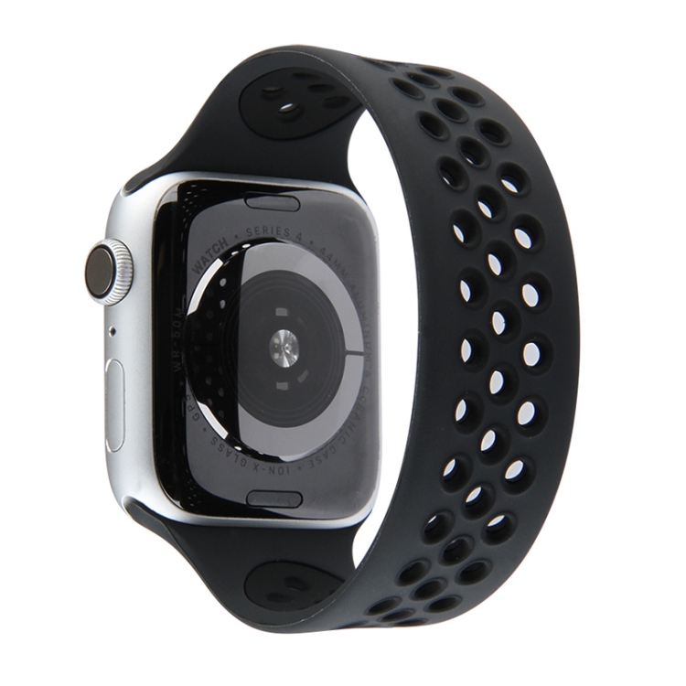 Elastic Silicone Watchband For Apple Watch Series 6 & SE & 5 & 4 40mm / 3 & 2 & 1 38mm, Length:135mm(Black)
Elastic Silicone Watchband For Apple Watch Series 6 & SE & 5 & 4 40mm / 3 & 2 & 1 38mm, Length:135mm(Black)