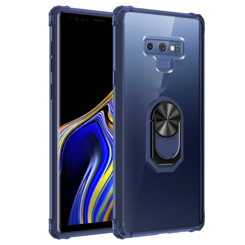 For Samsung Galaxy Note9 Shockproof Transparent TPU + Acrylic Protective Case with Ring Holder(Blue)
For Samsung Galaxy Note9 Shockproof Transparent TPU + Acrylic Protective Case with Ring Holder(Blue)