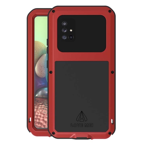 For Samsung Galaxy A71 5G LOVE MEI Metal Shockproof Waterproof Dustproof Protective Case with Glass(Red)
For Samsung Galaxy A71 5G LOVE MEI Metal Shockproof Waterproof Dustproof Protective Case with Glass(Red)
