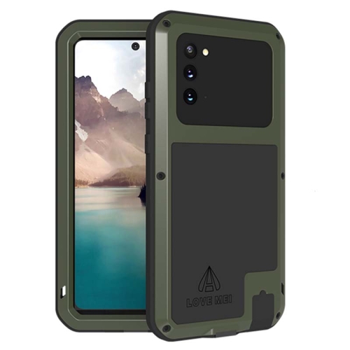 For Samsung Galaxy Note 20 LOVE MEI Metal Shockproof Waterproof Dustproof Protective Case without Glass(Army Green)
For Samsung Galaxy Note 20 LOVE MEI Metal Shockproof Waterproof Dustproof Protective Case without Glass(Army Green)