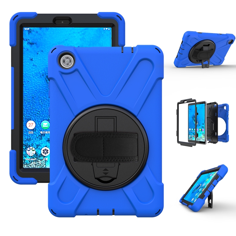For Lenovo Tab M8 Shockproof Colorful Silicone + PC Protective Case with Holder & Hand Grip Strap & Shoulder Strap(Blue)
For Lenovo Tab M8 Shockproof Colorful Silicone + PC Protective Case with Holder & Hand Grip Strap & Shoulder Strap(Blue)