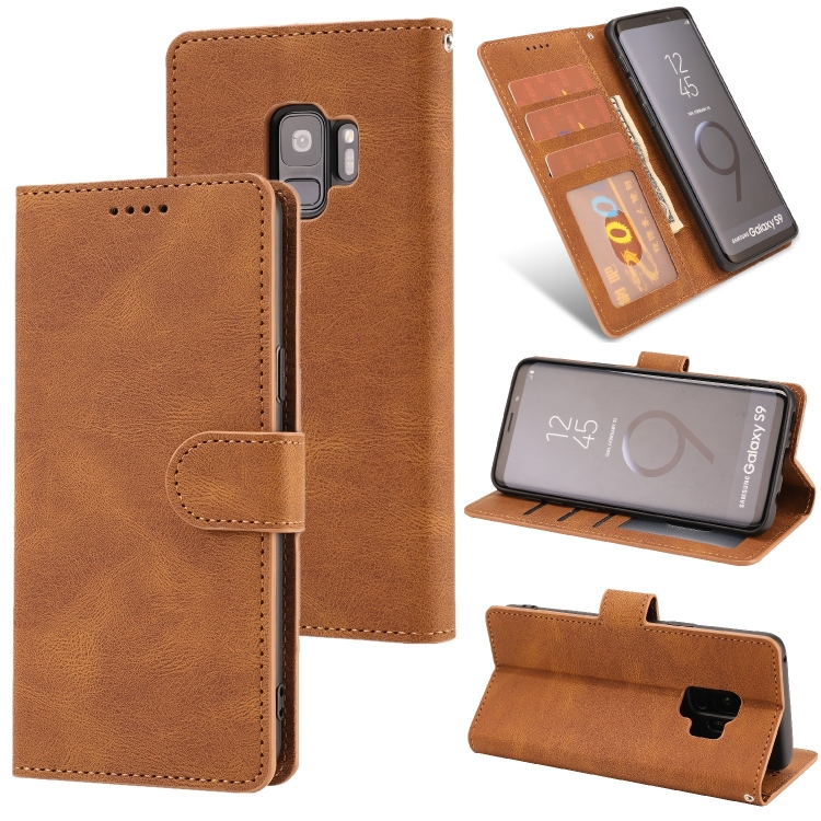 For Samsung Galaxy S9 Fantasy Classic Skin-feel Calfskin Texture Magnetic Buckle Horizontal Flip PU Leather Case with Holder & Card Slot & Wallet(Brown)
For Samsung Galaxy S9 Fantasy Classic Skin-feel Calfskin Texture Magnetic Buckle Horizontal Flip PU Leather Case with Holder & Card Slot & Wallet(Brown)