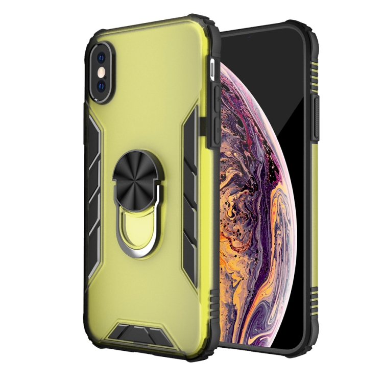 Magnetic Frosted PC + Matte TPU Shockproof Case with Ring Holder For iPhone XS Max(Olive Yellow)
Magnetic Frosted PC + Matte TPU Shockproof Case with Ring Holder For iPhone XS Max(Olive Yellow)