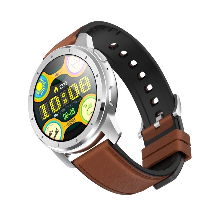 MX11 1.28 inch IPS Color Screen IP68 Waterproof Smart Watch, Support Sleep Monitor / Heart Rate Monitor / Blood Pressure Monitoring, Style:Leather Strap(Brown Silver)
MX11 1.28 inch IPS Color Screen IP68 Waterproof Smart Watch, Support Sleep Monitor / Heart Rate Monitor / Blood Pressure Monitoring, Style:Leather Strap(Brown Silver)