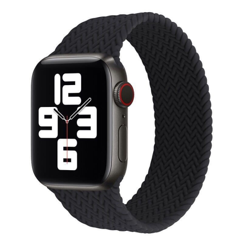 Single-turn Woven Pattern Silicone Watchband For Apple Watch Series 6 & SE & 5 & 4 44mm / 3 & 2 & 1 42mm, Size:M(Black)
Single-turn Woven Pattern Silicone Watchband For Apple Watch Series 6 & SE & 5 & 4 44mm / 3 & 2 & 1 42mm, Size:M(Black)