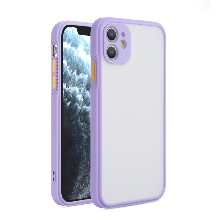 Straight Side Skin Feel Frosted PC + TPU Case with Removable Color Button For iPhone 12(Grass Purple)
Straight Side Skin Feel Frosted PC + TPU Case with Removable Color Button For iPhone 12(Grass Purple)