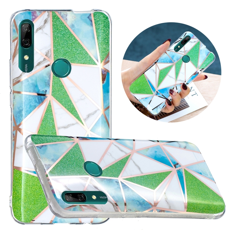 For Huawei P Smart Z Flat Plating Splicing Gilding Protective Case(Green Triangle Body Color Matching)
For Huawei P Smart Z Flat Plating Splicing Gilding Protective Case(Green Triangle Body Color Matching)
