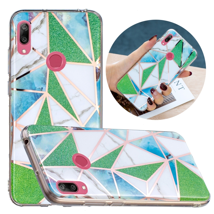 For Huawei Y7 (2019) Flat Plating Splicing Gilding Protective Case(Green Triangle Body Color Matching)
For Huawei Y7 (2019) Flat Plating Splicing Gilding Protective Case(Green Triangle Body Color Matching)