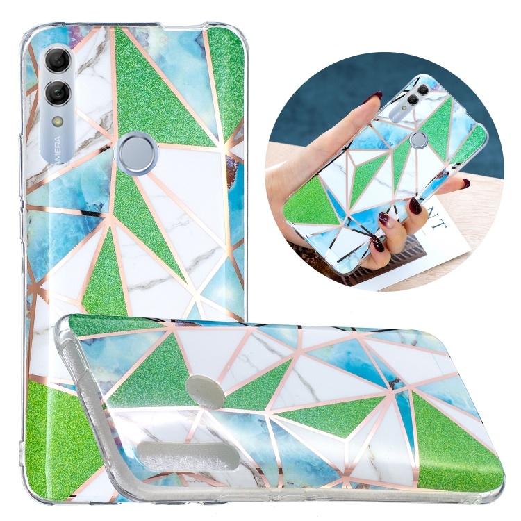 For Huawei Honor 10 Lite Flat Plating Splicing Gilding Protective Case(Green Triangle Body Color Matching)
For Huawei Honor 10 Lite Flat Plating Splicing Gilding Protective Case(Green Triangle Body Color Matching)