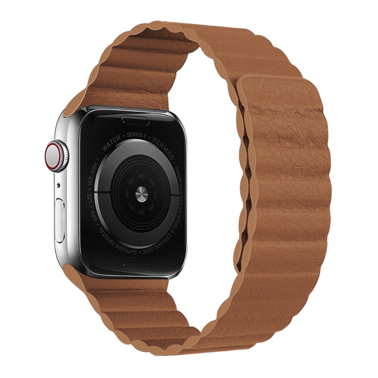 Two Loop Magnetic Replacement Strap Watchband For Apple Watch Series 6 & SE & 5 & 4 44mm / 3 & 2 & 1 42mm(Brown)
Two Loop Magnetic Replacement Strap Watchband For Apple Watch Series 6 & SE & 5 & 4 44mm / 3 & 2 & 1 42mm(Brown)