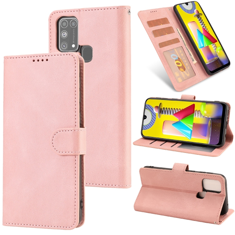 For Samsung Galaxy M31 Fantasy Classic Skin-feel Calfskin Texture Magnetic Buckle Horizontal Flip PU Leather Case with Holder & Card Slot & Wallet(Pink)
For Samsung Galaxy M31 Fantasy Classic Skin-feel Calfskin Texture Magnetic Buckle Horizontal Flip PU Leather Case with Holder & Card Slot & Wallet(Pink)
