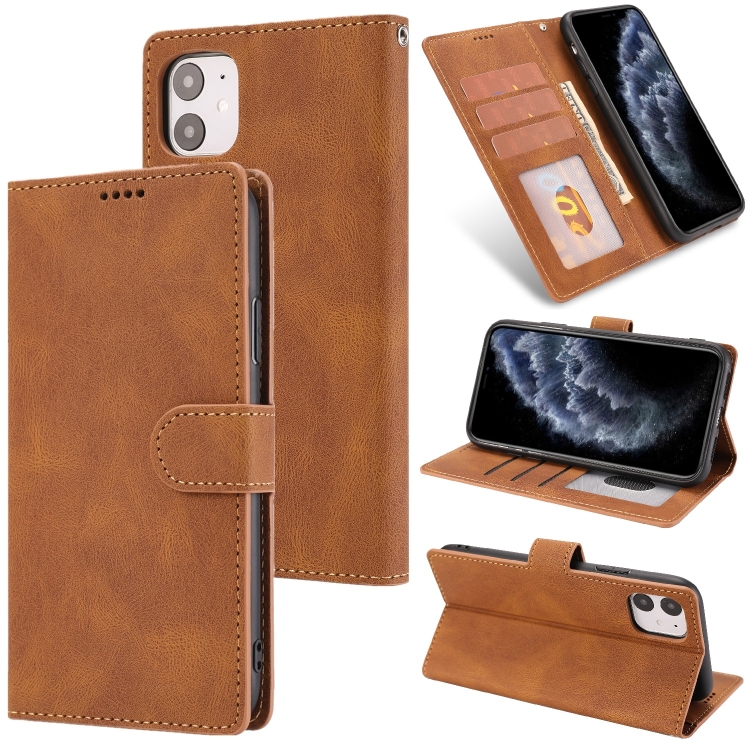 Fantasy Classic Skin-feel Calfskin Texture Magnetic Buckle Horizontal Flip PU Leather Case with Holder & Card Slot & Wallet For iPhone 11 Pro(Brown)
Fantasy Classic Skin-feel Calfskin Texture Magnetic Buckle Horizontal Flip PU Leather Case with Holder & Card Slot & Wallet For iPhone 11 Pro(Brown)