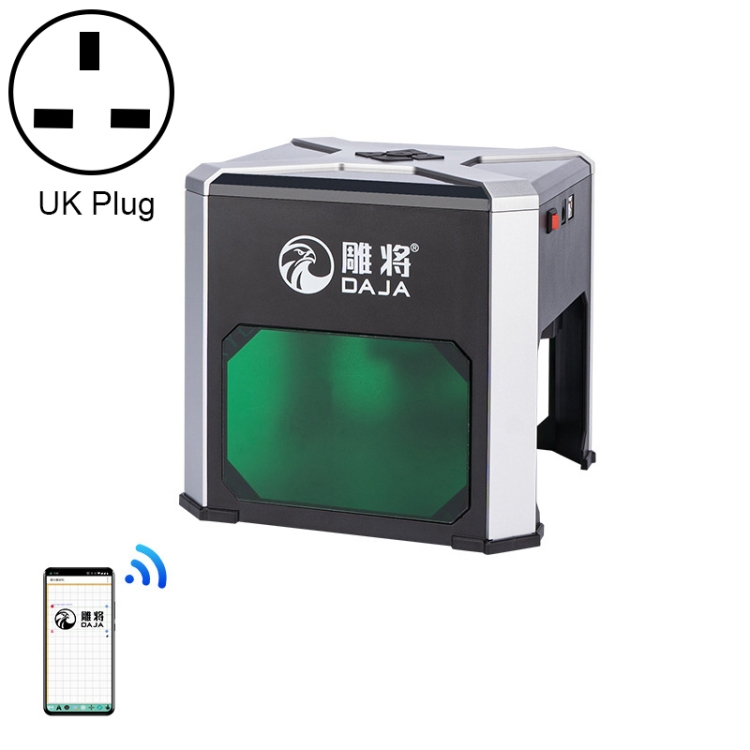 DAJA K6 3W 3000mW 8x8cm Engraving Area WiFi Portable Mini Laser Engraver Carving Machine, UK Plug
DAJA K6 3W 3000mW 8x8cm Engraving Area WiFi Portable Mini Laser Engraver Carving Machine, UK Plug