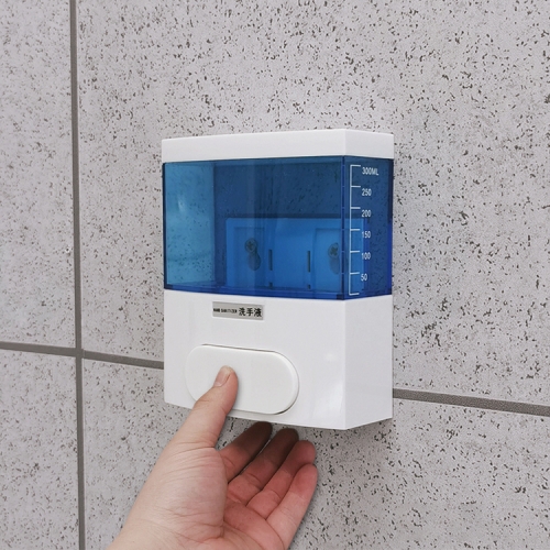 300ml Wall-mounted Plastic Singe-Tube Manual Press-type Shower Gel Foam Soap Dispenser(Blue)
300ml Wall-mounted Plastic Singe-Tube Manual Press-type Shower Gel Foam Soap Dispenser(Blue)
