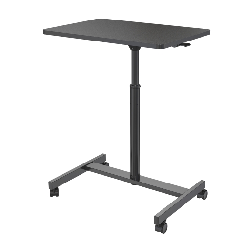 

[US Warehouse] Ergonomic Design Home Office Adjustable Height Movable Laptop Desk Writing Table (Black)