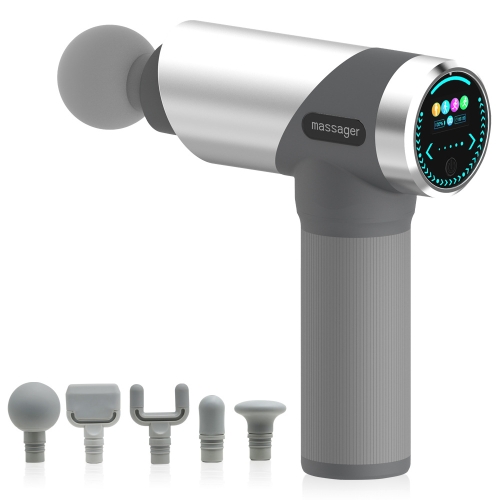 HF-01 60W APP Bluetooth Control Smart Fascia Gun Muscle Relaxation Massager with Touch + Button LCD Screen(Grey)
HF-01 60W APP Bluetooth Control Smart Fascia Gun Muscle Relaxation Massager with Touch + Button LCD Screen(Grey)