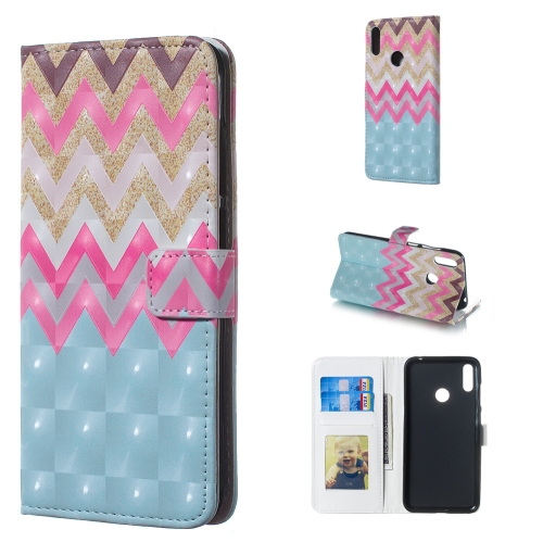Color Wave 3D Pattern Horizontal Flip Leather Case for Huawei Y7 (2019), with Holder & Card Slots & Photo Frame & Wallet
Color Wave 3D Pattern Horizontal Flip Leather Case for Huawei Y7 (2019), with Holder & Card Slots & Photo Frame & Wallet